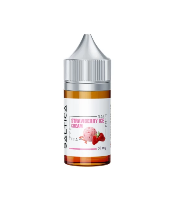 Saltica Strawberry Ice Cream (Çilekli Dondurma) Salt Likit